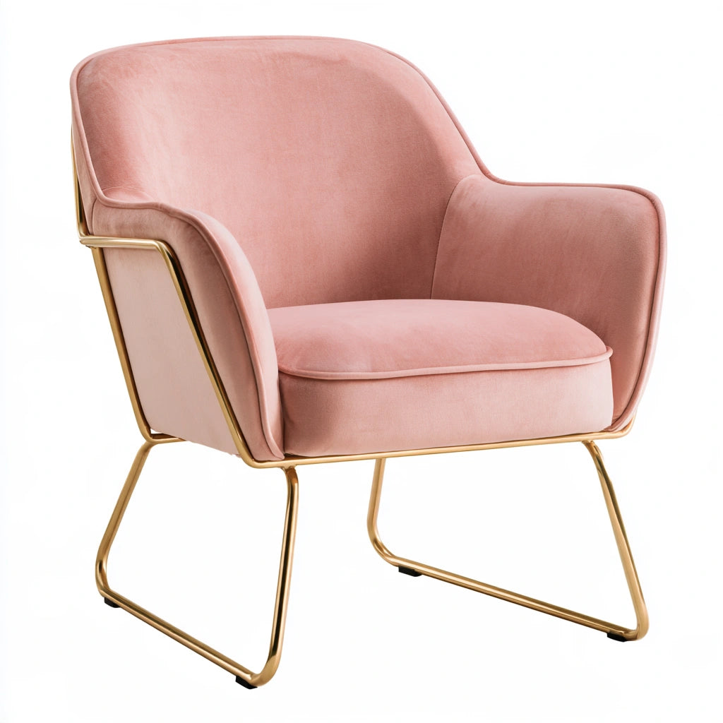 Fauteuil d'appoint aux lignes épurées, coloris gris