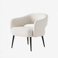 Fauteuil d'appoint aux lignes épurées, coloris gris