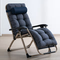Fauteuil de détente aux lignes épurées pliant, coloris gris