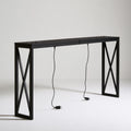Console d'entrée aux lignes épurées, coloris noir