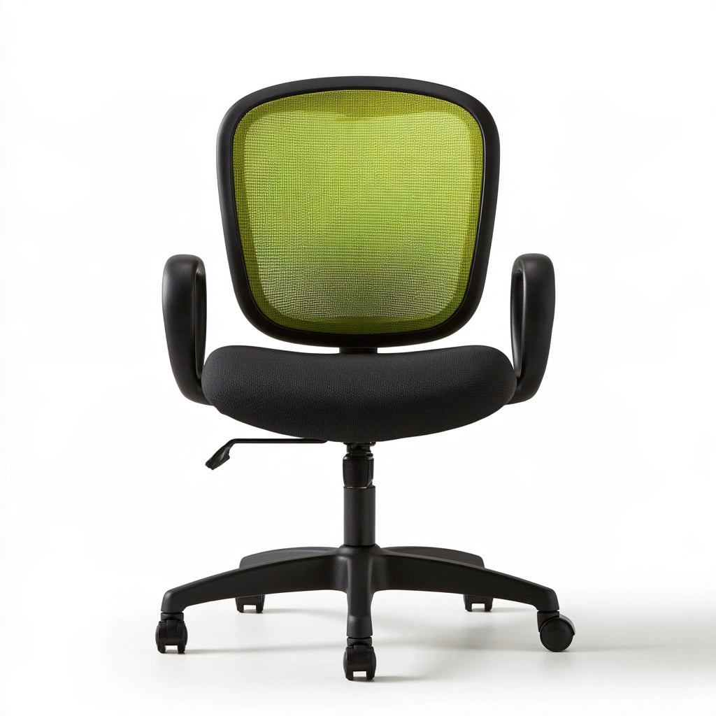 Fauteuil de bureau ergonomique aux lignes épurées, coloris gris